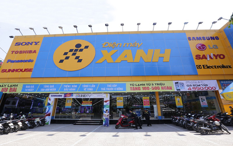 Cửa hàng điện máy XANH Cửa hàng điện máy XANH