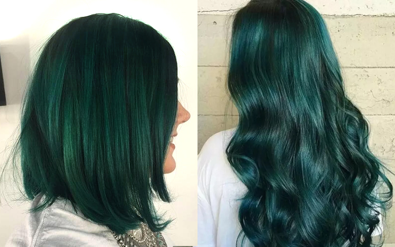 10+ kiểu tóc nhuộm màu xanh rêu trendy cực xinh và cuốn hút