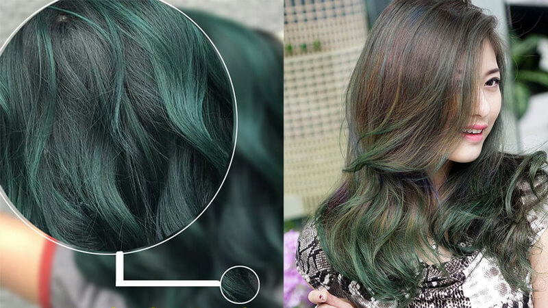 Thất thường và độc đáo với nhuộm tóc màu xanh rêu. Nhuộm được sáng tạo với những gam màu tuyệt đẹp sẽ giúp bạn tôn lên phong cách riêng của mình. Xem hình ảnh của chúng tôi để cảm nhận màu sắc tuyệt vời của nhuộm tóc màu xanh rêu!
