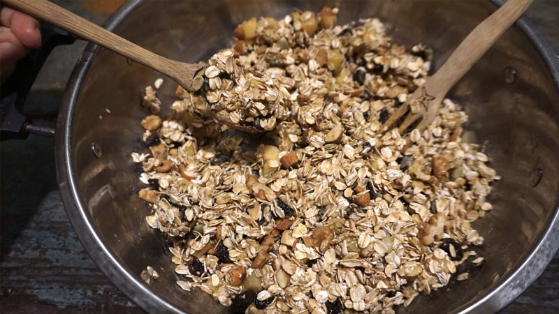 Cách làm ngũ cốc ăn kiêng granola