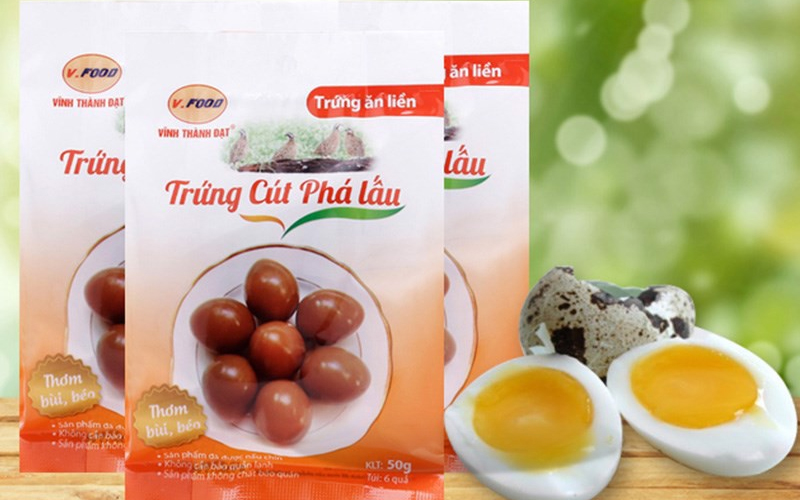 Trứng cút phá lấu V.Food