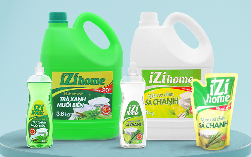 Thương hiệu nước rửa chén Izi Home Thương hiệu nước rửa chén Izi Home
