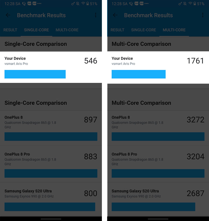 Đo CPU của Vsmart Aris Pro bằng Geekbench 5