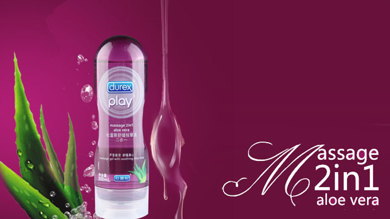 Gel bôi trơn Durex Play Massage 2 in 1