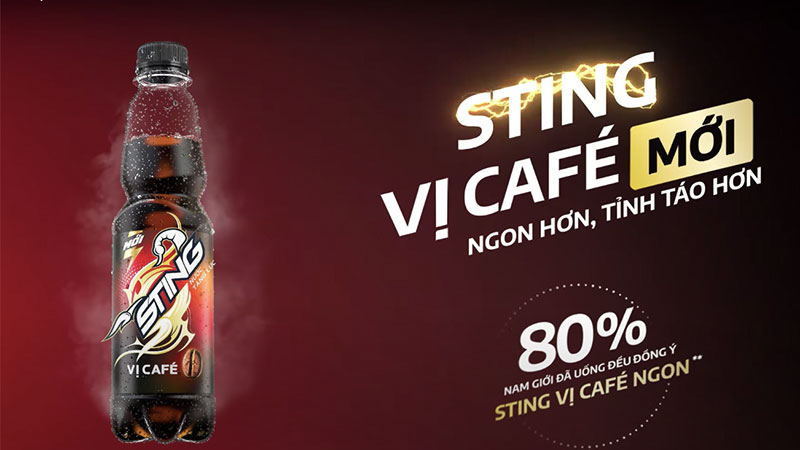 Sản phẩm Sting vị cà phê mới