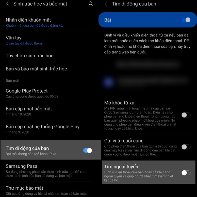 Tìm điện thoại Samsung bất cứ lúc nào kể cả khi không có mạng Tìm điện thoại Samsung bất cứ lúc nào kể cả khi không có mạng