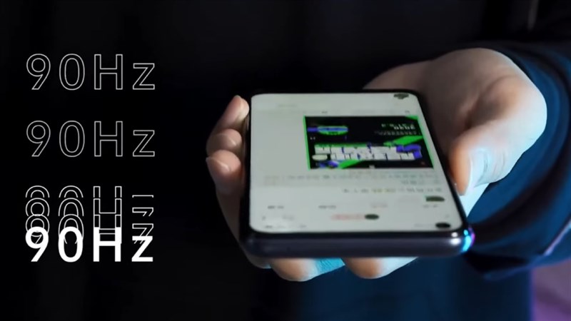 Màn hình 90 Hz được trang bị trên Oppo K7x 5G