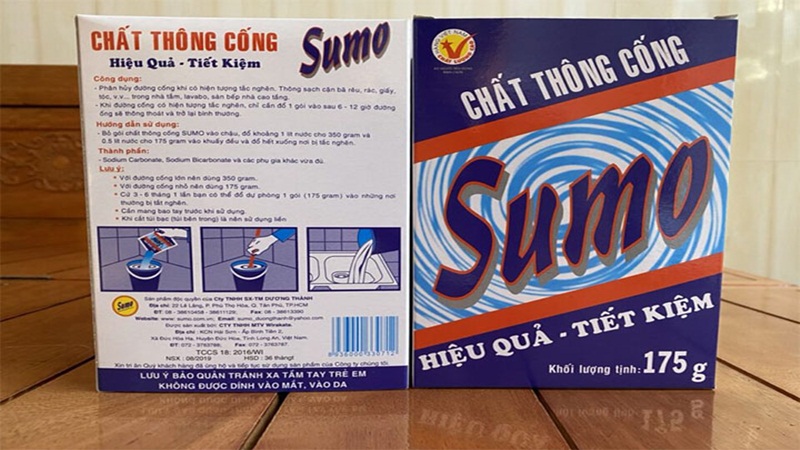 Bột thông cống Sumo có tốt không? Cách sử dụng bột thông cống Sumo