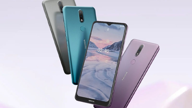 Nokia 2.4 với nhiều màu sắc
