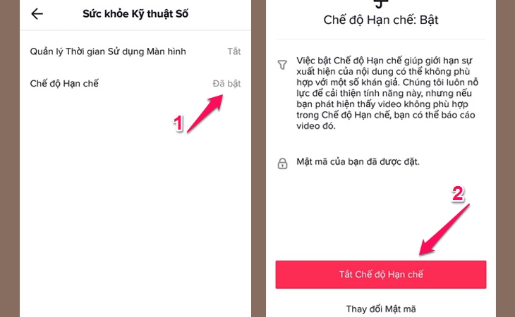 Cách tắt tính năng kiểm soát nội dung trên TikTok