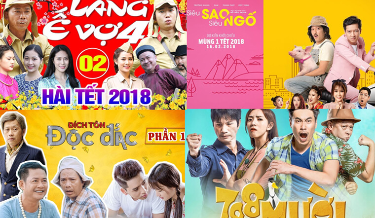 Cười xuyên ngày đêm với 5 bộ phim hài Tết hay nhất 2018