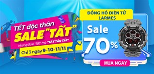 11.11 Lễ độc thân, Đồng hồ điện tử Nam LARMES giảm giá hết ga 70%