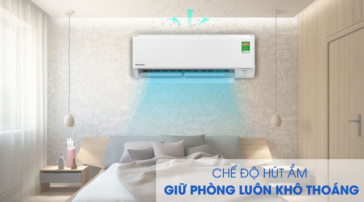 Đánh giá máy lạnh PU9-WKH số 1 thị trường năm 2020 của Panasonic > Chế độ hút ẩm