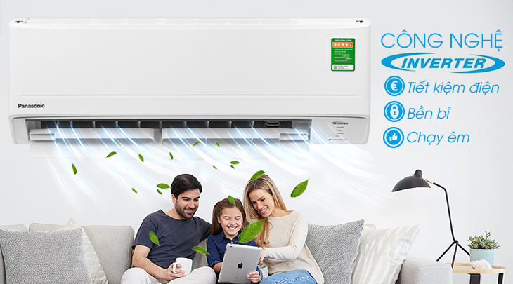 Đánh giá máy lạnh PU9-WKH số 1 thị trường năm 2020 của Panasonic > Công nghệ Inverter