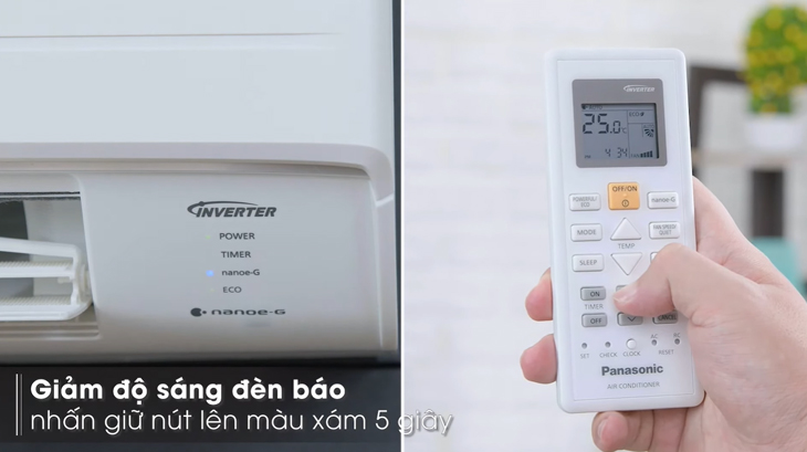Đánh giá máy lạnh PU9-WKH số 1 thị trường năm 2020 của Panasonic > Remote