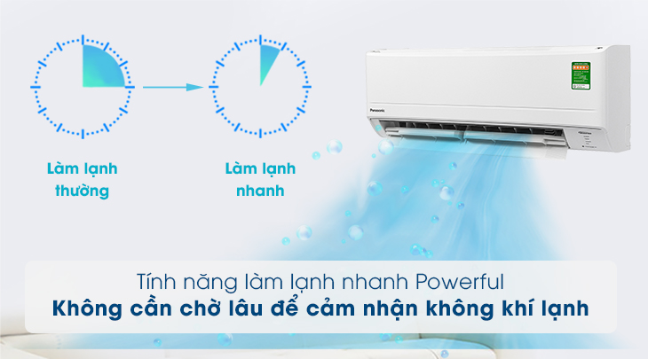 Đánh giá máy lạnh PU9-WKH số 1 thị trường năm 2020 của Panasonic > Powerful