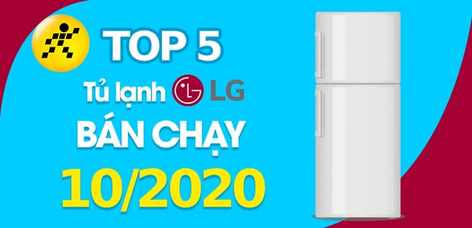 Top 5 Tủ lạnh LG bán chạy nhất tháng 10/2020 tại Điện máy XANH