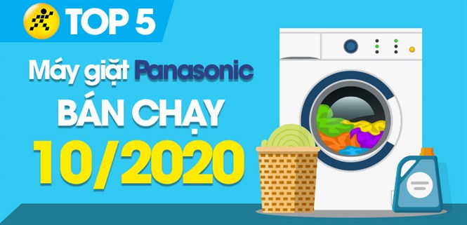 Top 5 Máy giặt Panasonic bán chạy nhất tháng 10/2020 tại Điện máy XANH