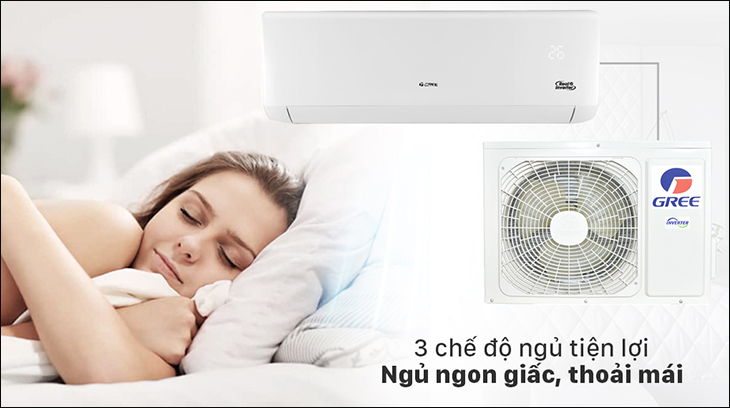 Máy lạnh Multi có tốn điện không? Những lưu ý khi chọn mua > Bộ multi Gree 2 dàn lạnh 0.8 HP GWC07AAB-K6DNA1B và 1 HP GWC09AAB-K6DNA1B