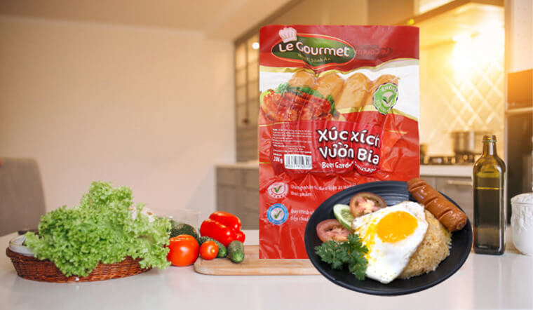 Xúc xích vườn bia Le Gourmet chế biến món gì ngon nhất?