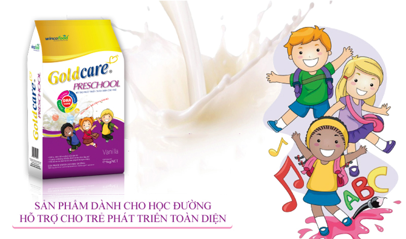 Sữa bột Wincofood Goldcare Preschool