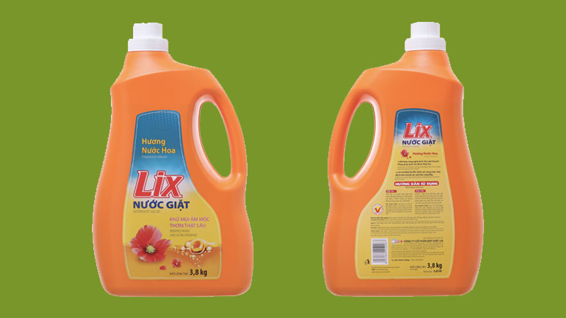 Nước giặt Lix hương nước hoa chai 3.65 lít