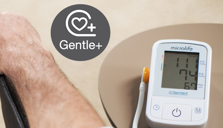 Công nghệ Gentle+ giúp đo chính xác, nhanh chóng và không gây đau hay khó chịu