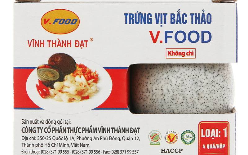 Trứng vịt bắc thảo Vĩnh Thành Đạt