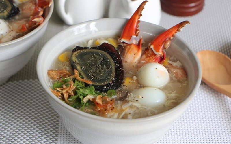 Soup trứng bắc thảo