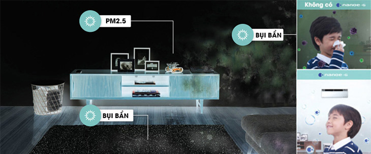 Lọc bụi bẩn và vi khuẩn