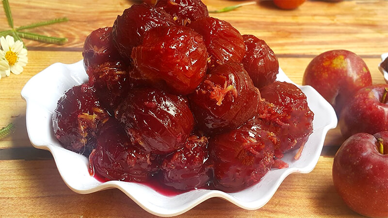 How to make flexible Northern plum jam in the “addictive” Tet holiday