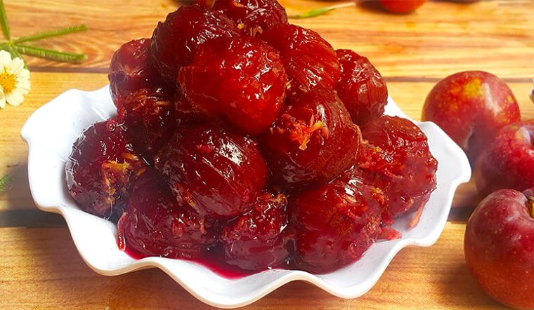 Cách làm mứt mận miền Bắc dẻo trong "gây nghiện" ngày Tết