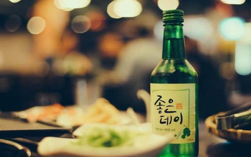 Chai rượu Soju