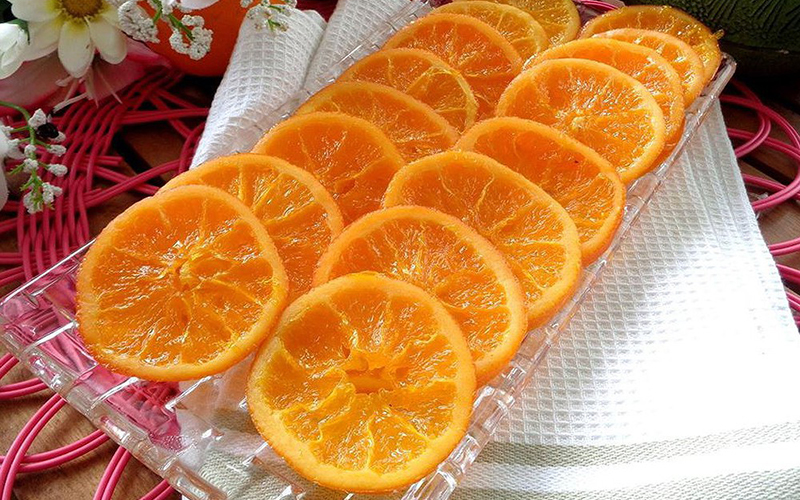 Оранжевые сухофрукты