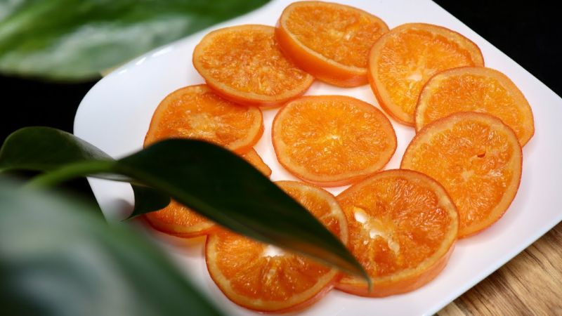 Cách làm mứt cam dẻo