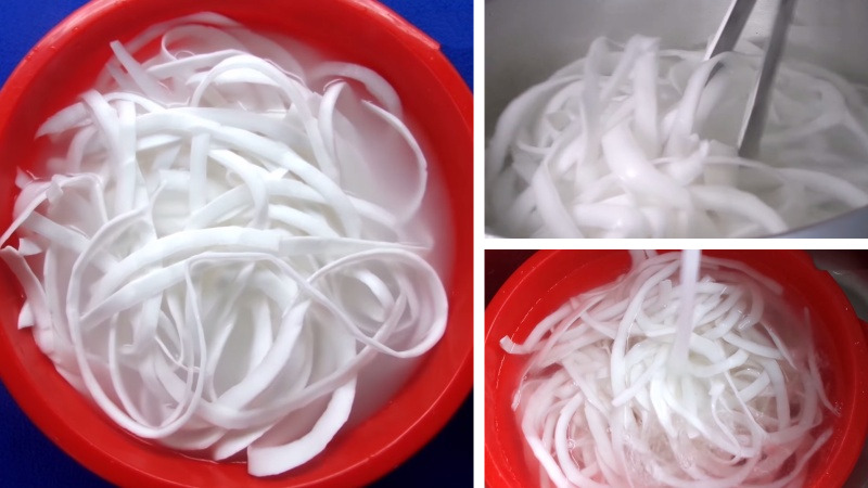 Sơ chế cùi dừa
