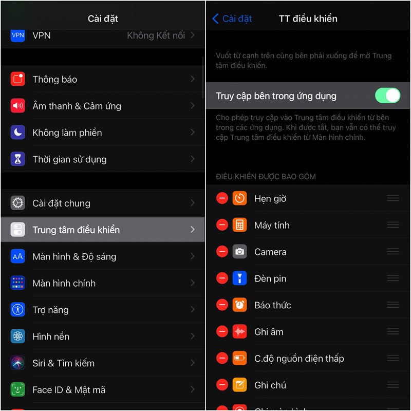 Hướng dẫn sử dụng và tuỳ chỉnh Trung tâm điều khiển trên iPhone Hướng dẫn sử dụng và tuỳ chỉnh Trung tâm điều khiển trên iPhone