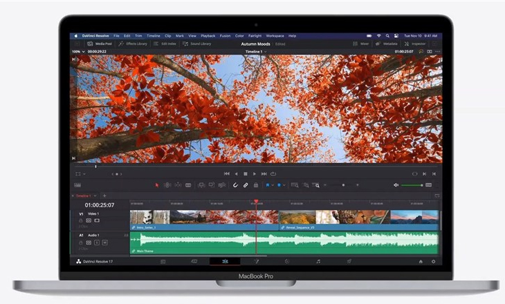 Apple ra mắt Macbook Pro 13 inch chip M1 mới: Nhanh hơn, mạnh hơn, pin lâu hơn, giá không đổi > MacBook Pro còn được trang bị thêm quạt tản nhiệt 