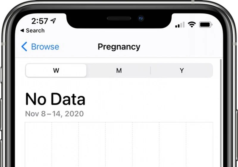 Ứng dụng Sức khỏe đã được bổ sung thêm một phần mới về Mang thai. Ứng dụng Sức khỏe đã được bổ sung thêm một phần mới về Mang thai.