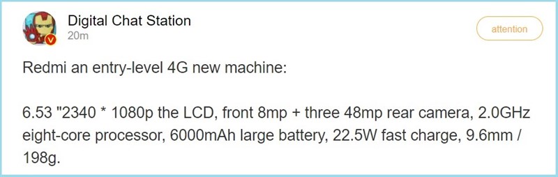 Cơ quan TENAA xác nhận cấu hình khá chi tiết của Redmi Note 10 4G: Chip 8 nhân, pin 6.000 mAh và màn hình rộng 6.53 inch Cơ quan TENAA xác nhận cấu hình khá chi tiết của Redmi Note 10 4G: Chip 8 nhân, pin 6.000 mAh và màn hình rộng 6.53 inch