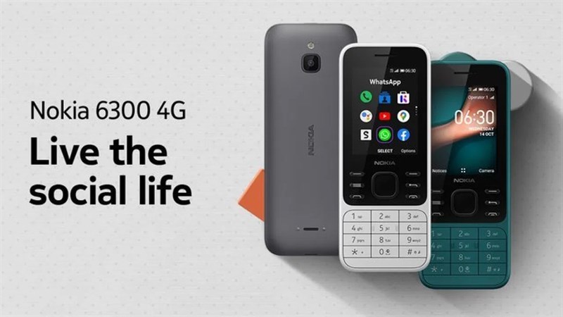Nokia 6300 4G sẽ đem lại làn gió mới cho thị trường điện thoại cơ bản