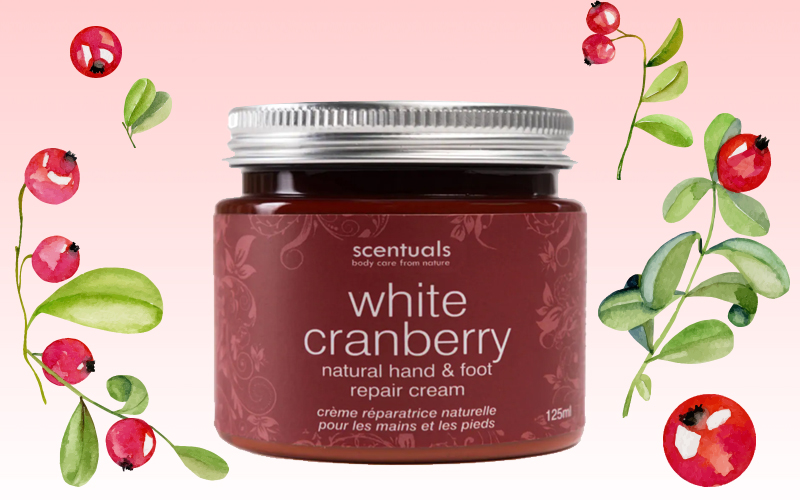 Chăm sóc da tay White cranberry natural hand & foot repair cream