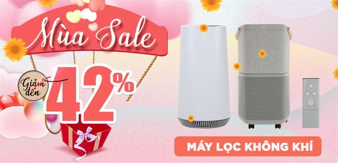 Máy lọc không khí giảm đến 42% dịp cuối tuần, từ 13 - 15/11 tại Điện máy XANH