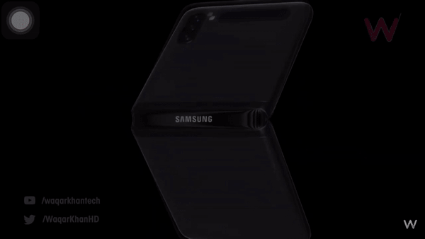 Samsung Galaxy Z Flip 2 với cơ chế gập dạng vỏ sò