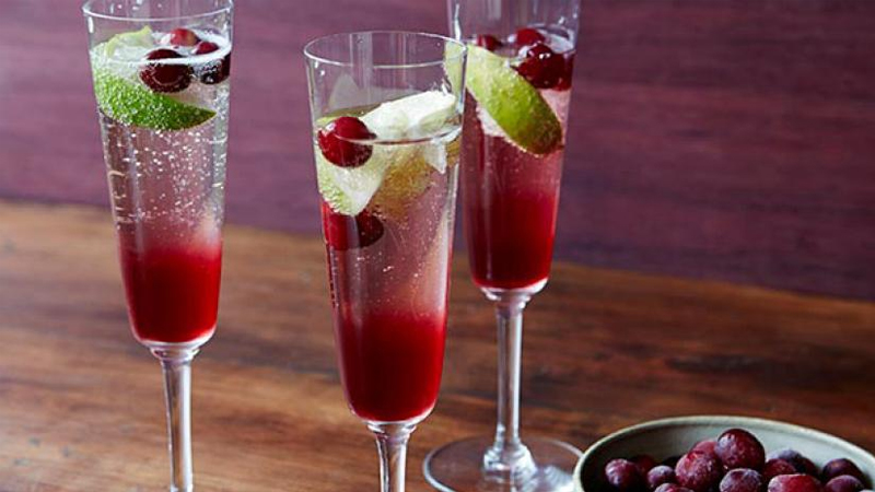 Cocktail Cranberry Champagne