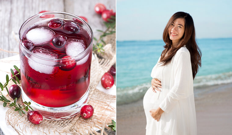 Mang thai có nên uống nước ép nam việt quất không?