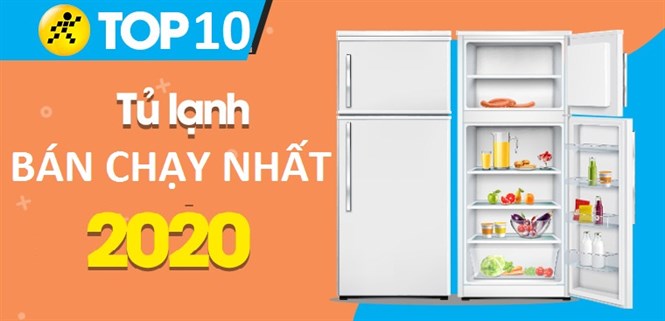 Top 10 tủ lạnh bán chạy nhất năm 2020 tại Điện máy XANH