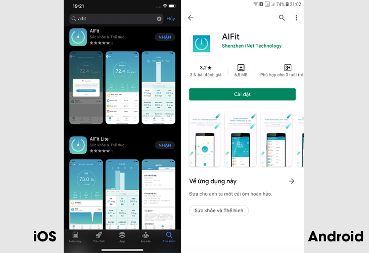Hướng dẫn kết nối ứng dụng ALFIT với cân sức khoẻ Kachi