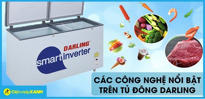 Các công nghệ nổi bật trên tủ đông Darling