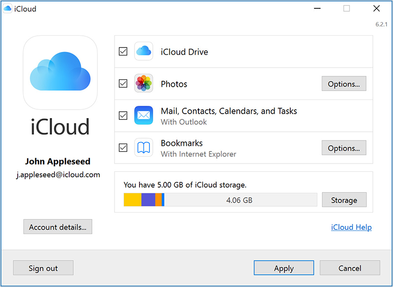 Apple cung cấp bộ nhớ 5GB miễn phí cho người dùng trên iCloud